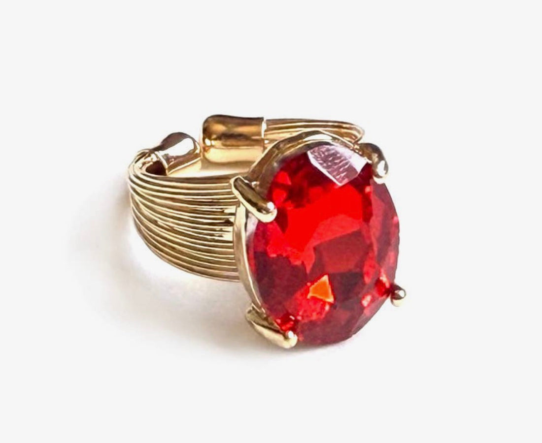 Oval Sparkle Ring