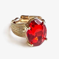 Oval Sparkle Ring