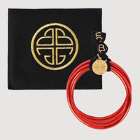 BuDhaGirl | Crimson All Weather Bangles® (Set of 3) - Serenity Prayer
