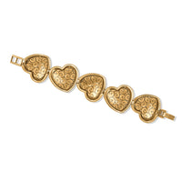 Brighton | Trianon Heart Link Bracelet-Gold