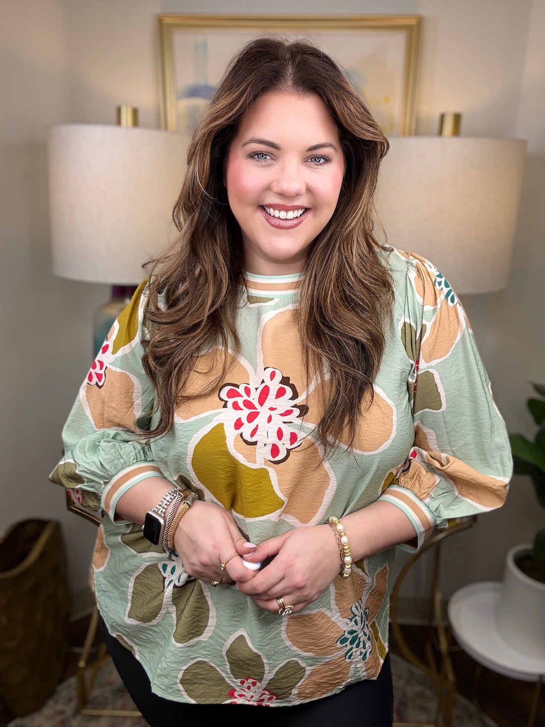 Flower Ridge Curvy Top