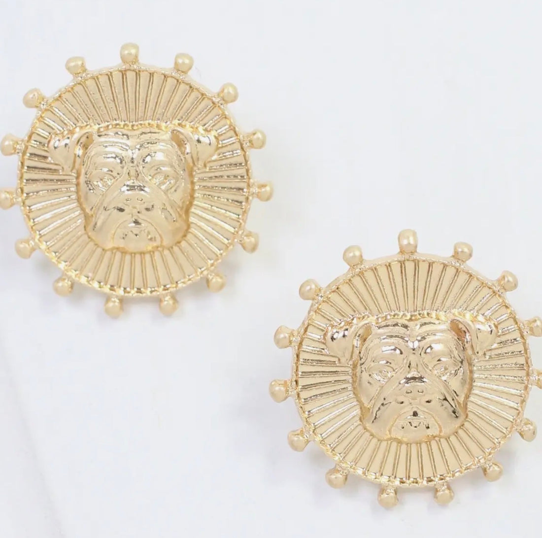 Caroline Hill | Carmen Coin Earring-Dog