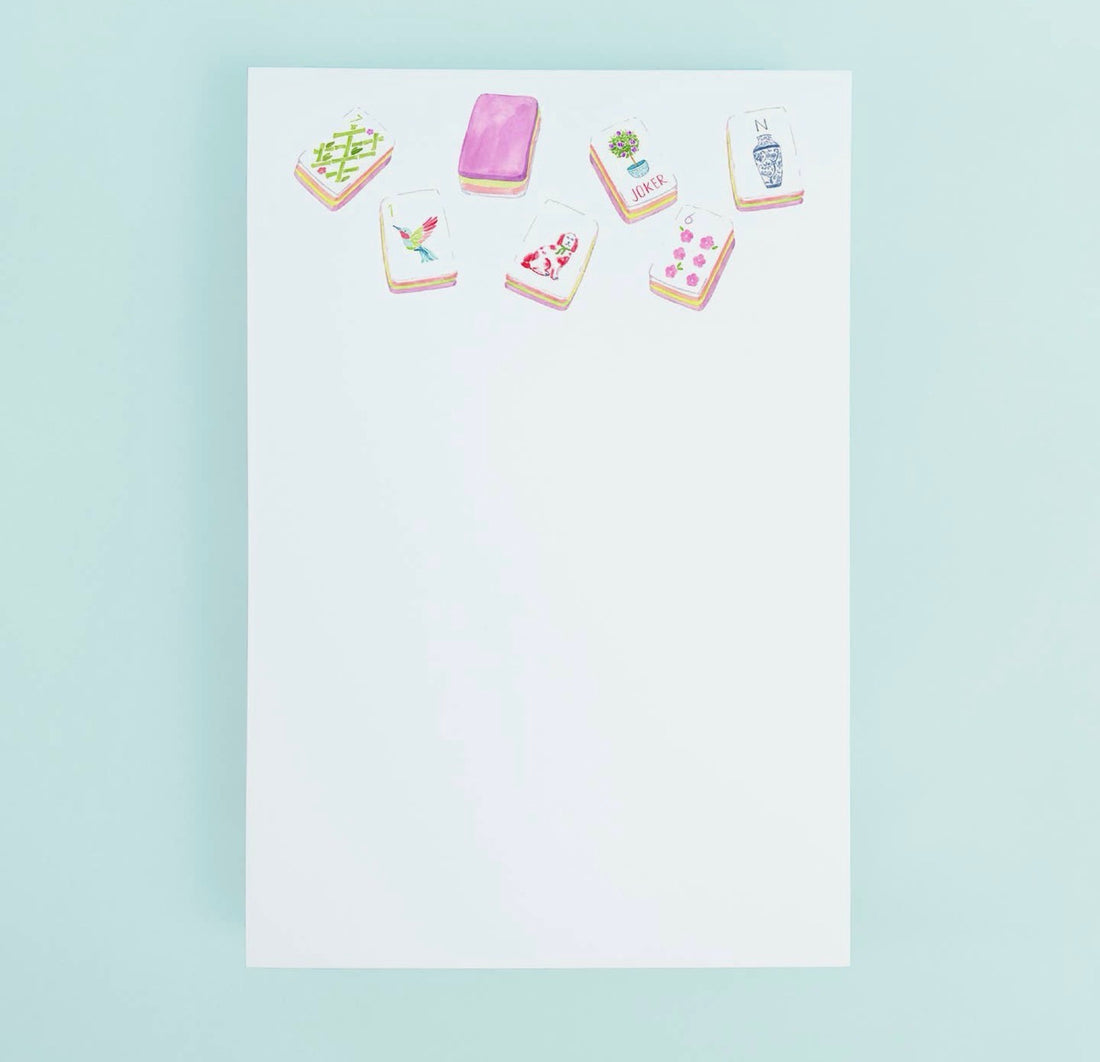 Mahjong Tiles Notepad