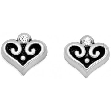 Brighton | Alcazar Heart Mini Post Earrings