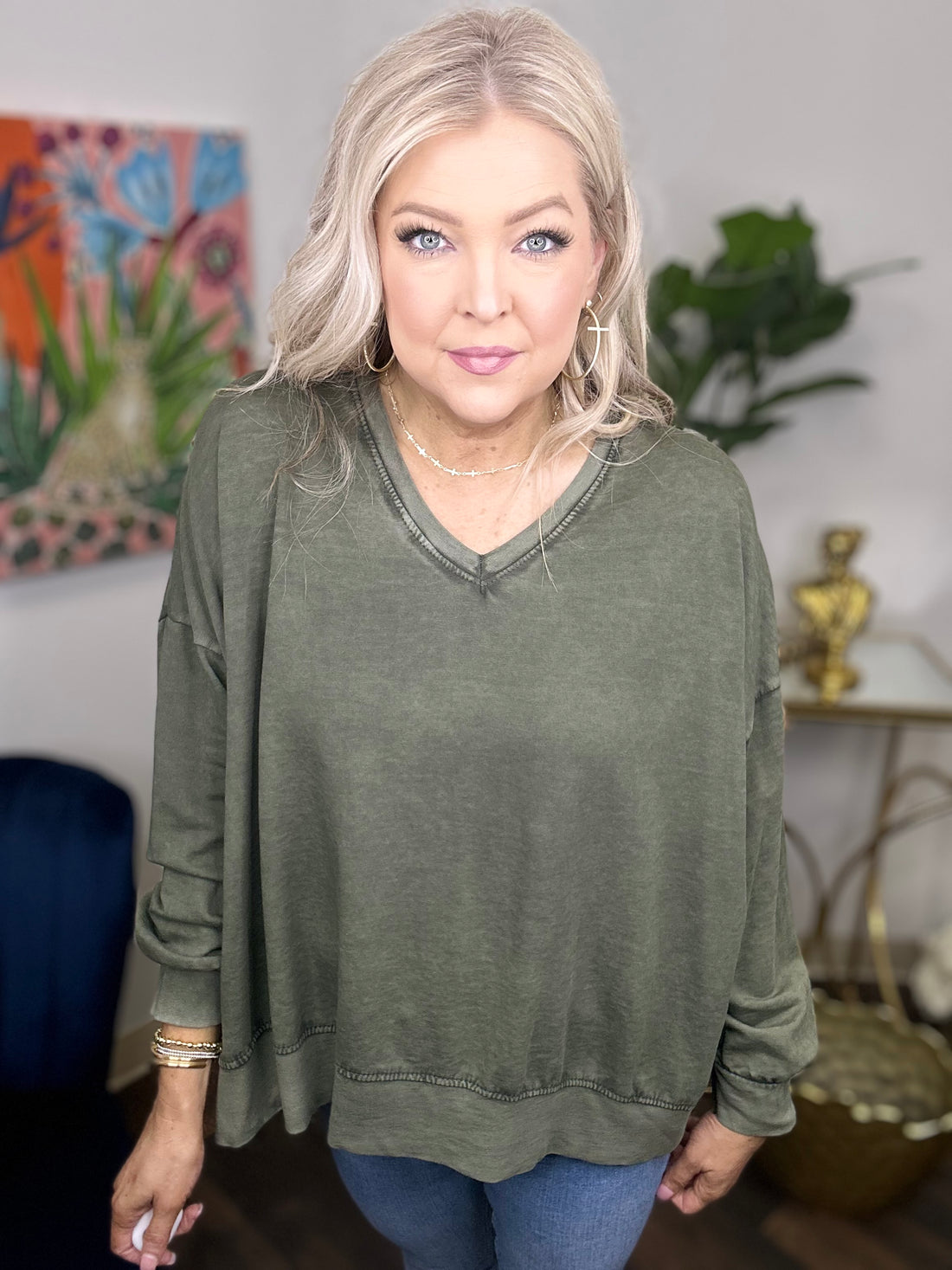 Cozy Day Top- 2 Colors