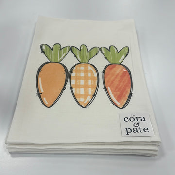 Carrot Trio Tea Towel