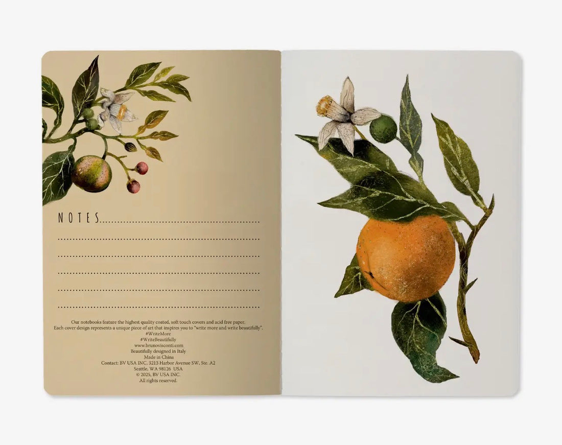 Notebook-Oranges and Blossoms