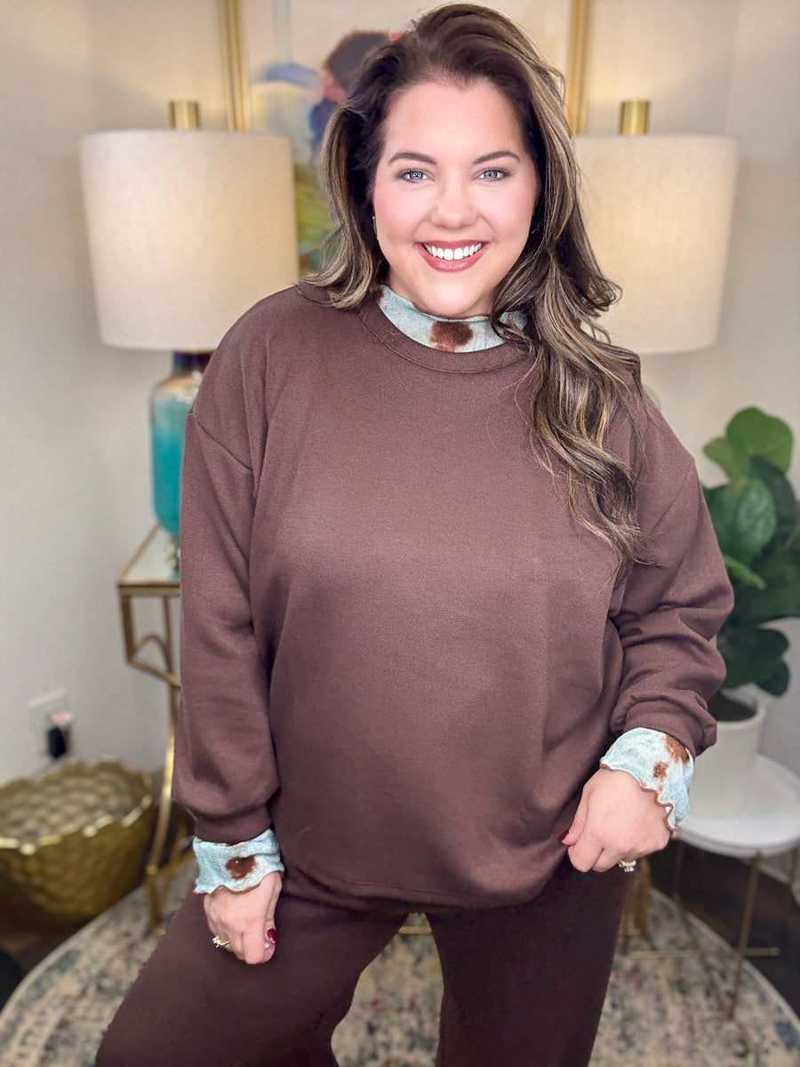 Dotted Line Layering Shirt-S-3X, 2 Colors!