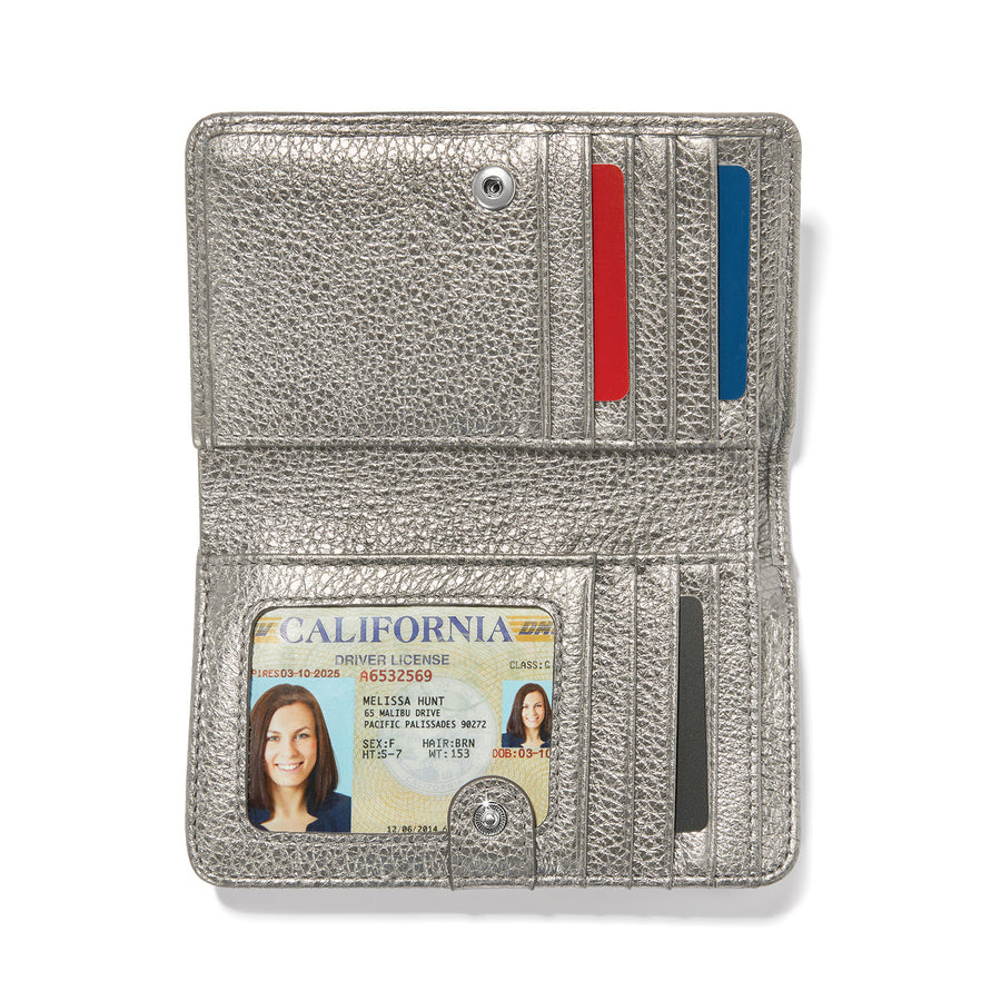 Brighton | Pretty Tough Medium Wallet-Titanium