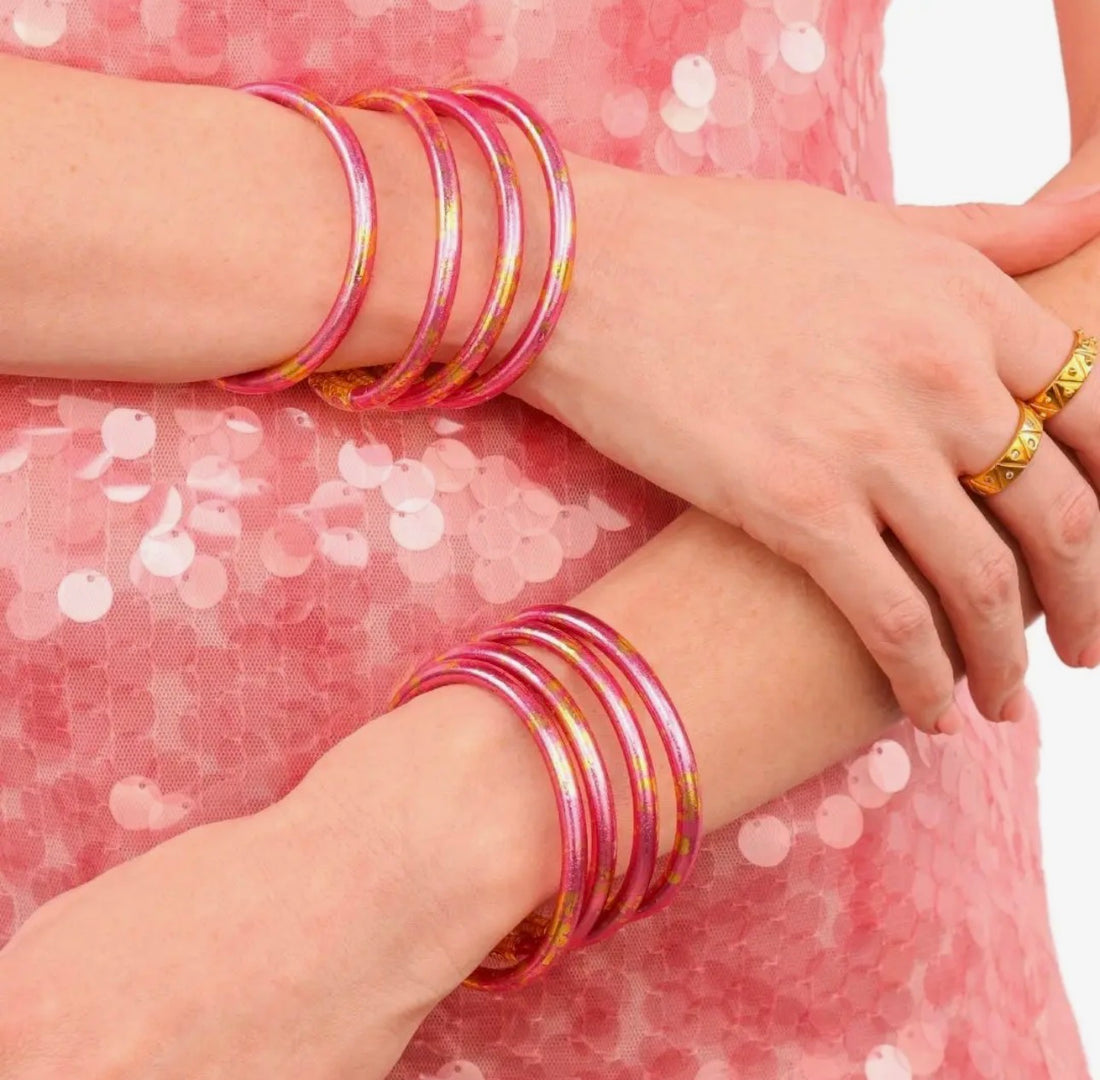 BuDhaGirl | Koi Rose All Weather Bangles® (Awb®) -
Set of 4