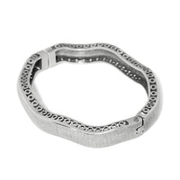 Brighton | Inner Circle Wide Hinged Bangle-Silver