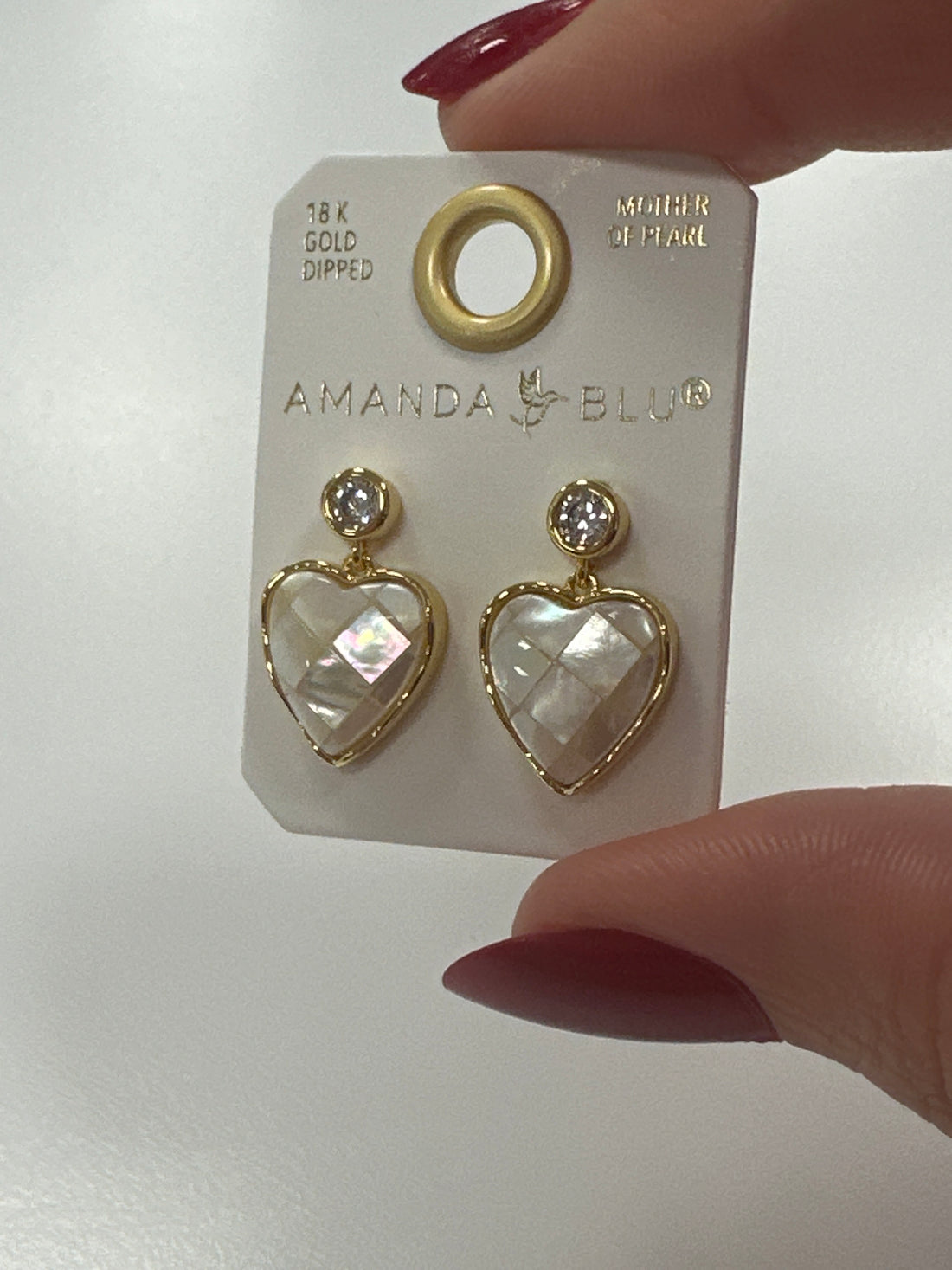 Mosaic Heart Earrings