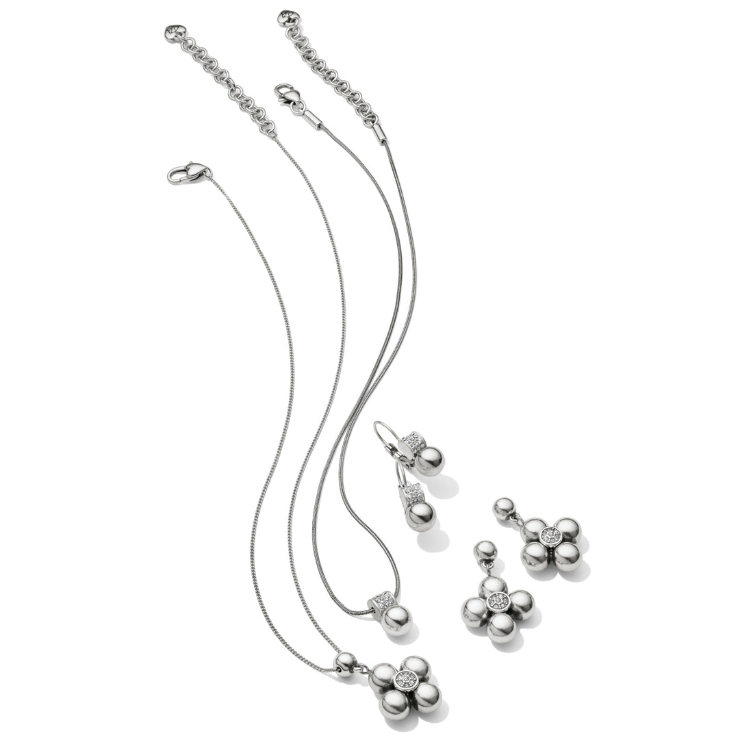 Brighton | Meridian Petite Leverback Earrings-Silver