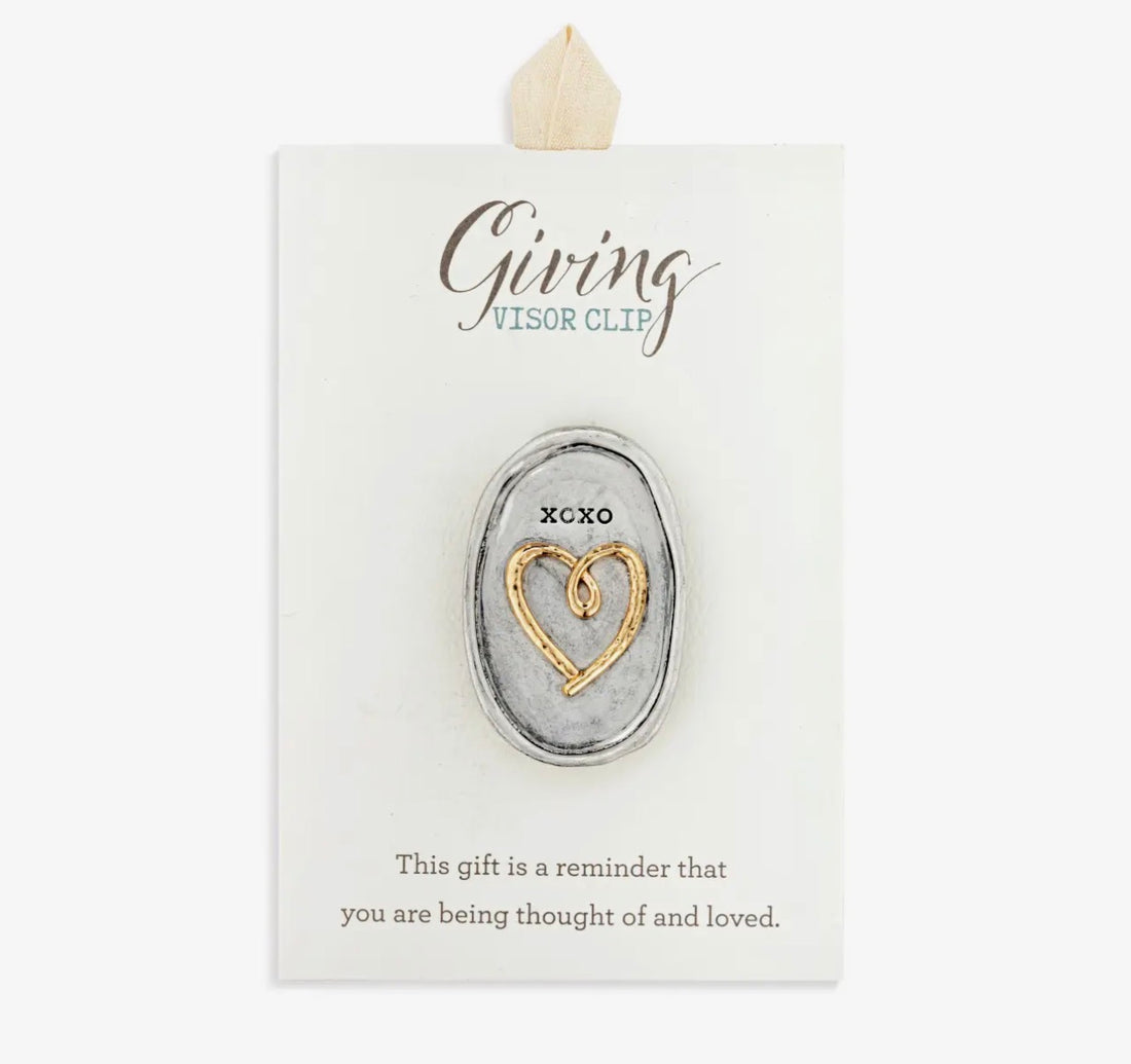 Giving Visor Clip-Heart