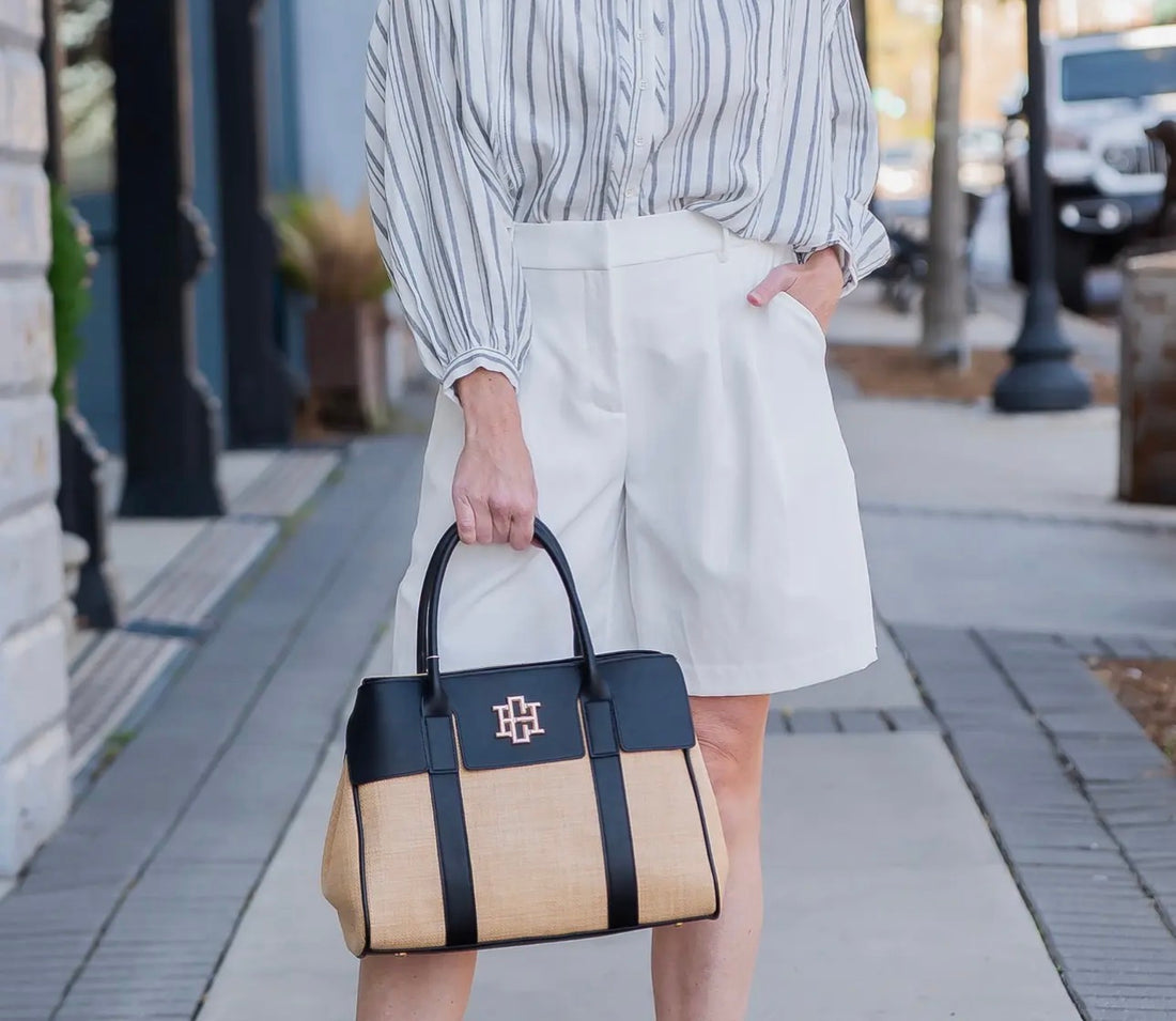 Caroline Hill | Augusta Handbag-Black