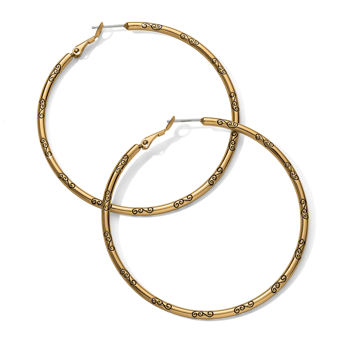 Brighton | Grande Hoop Charm Earring-Gold
