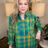 Plaid Love Top