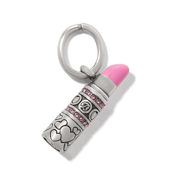 Brighton | Pink Lipstick Charm