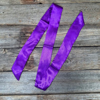 Purple Skinny Mini Wild Rag Scarf