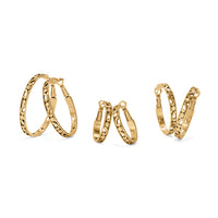 Brighton | Contempo Large Hoop Earrings-Gold