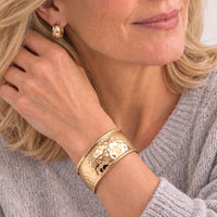 Natalie Wood | Reflection Mini Hoop Earrings-Gold/Silver