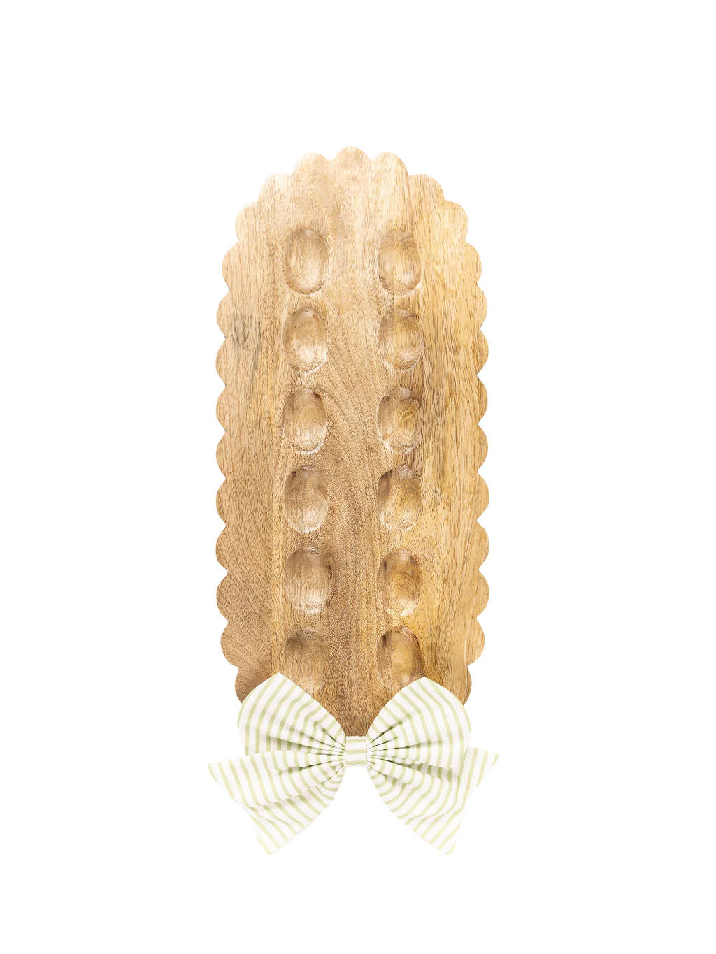 Mary Square Reversible Scalloped Egg Tray