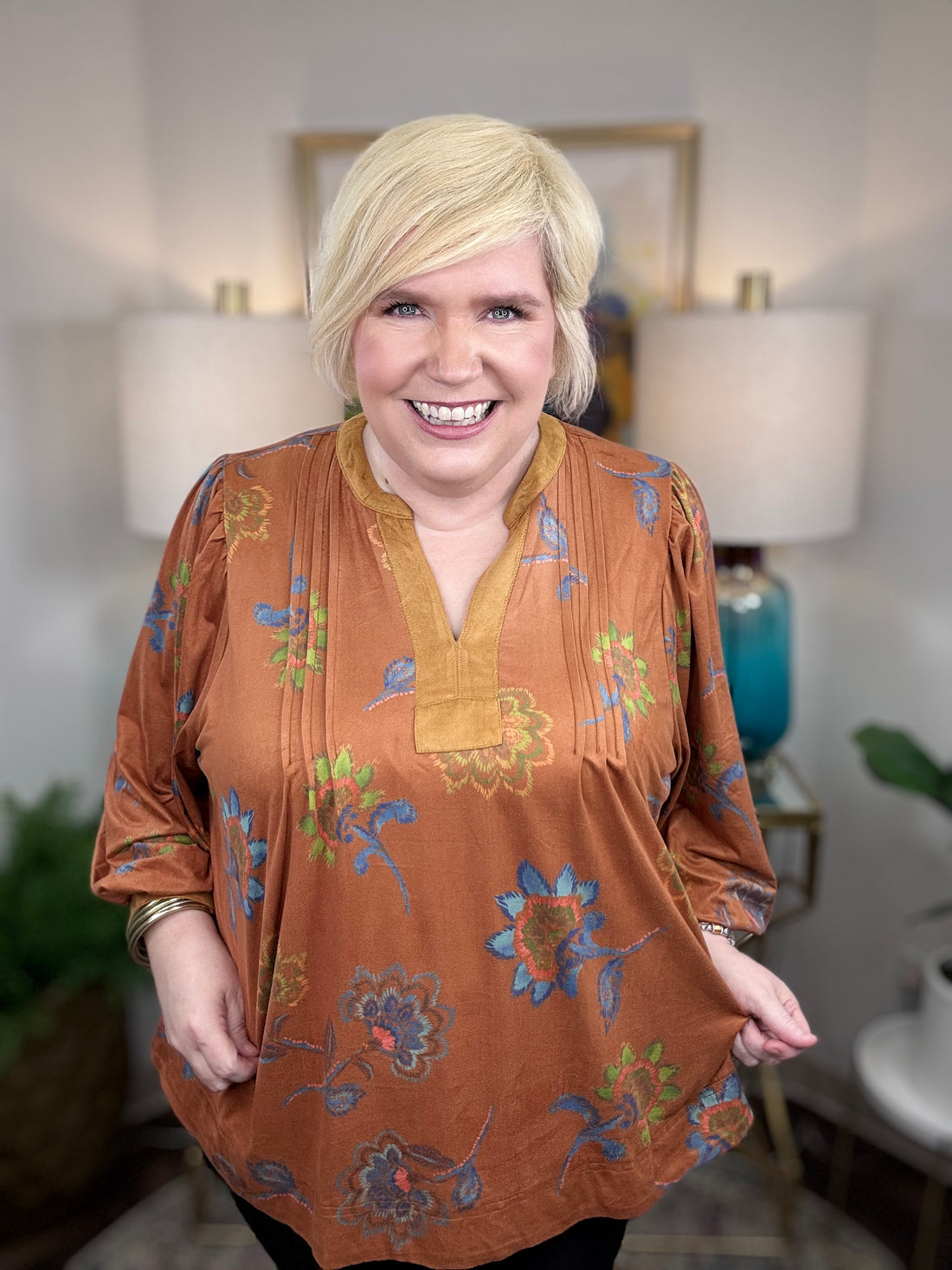 On Your Side Curvy Top