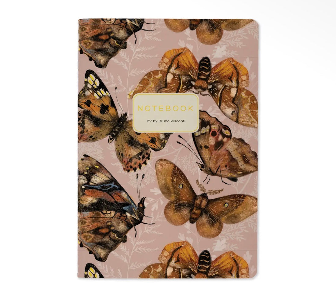 Notebook-Butterflies on Blush