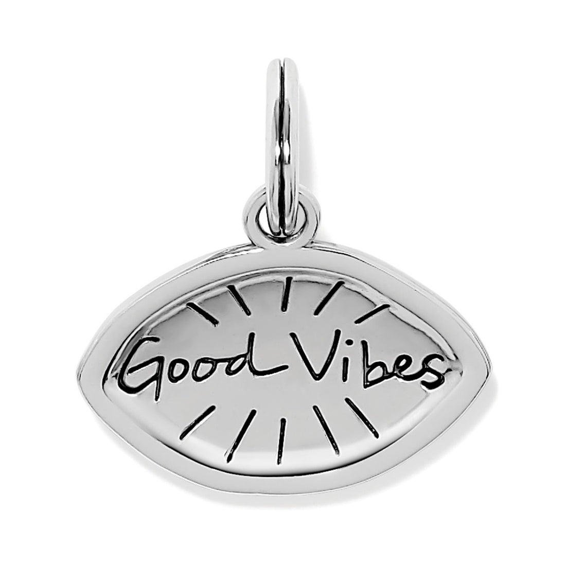 Silver pendant with &
