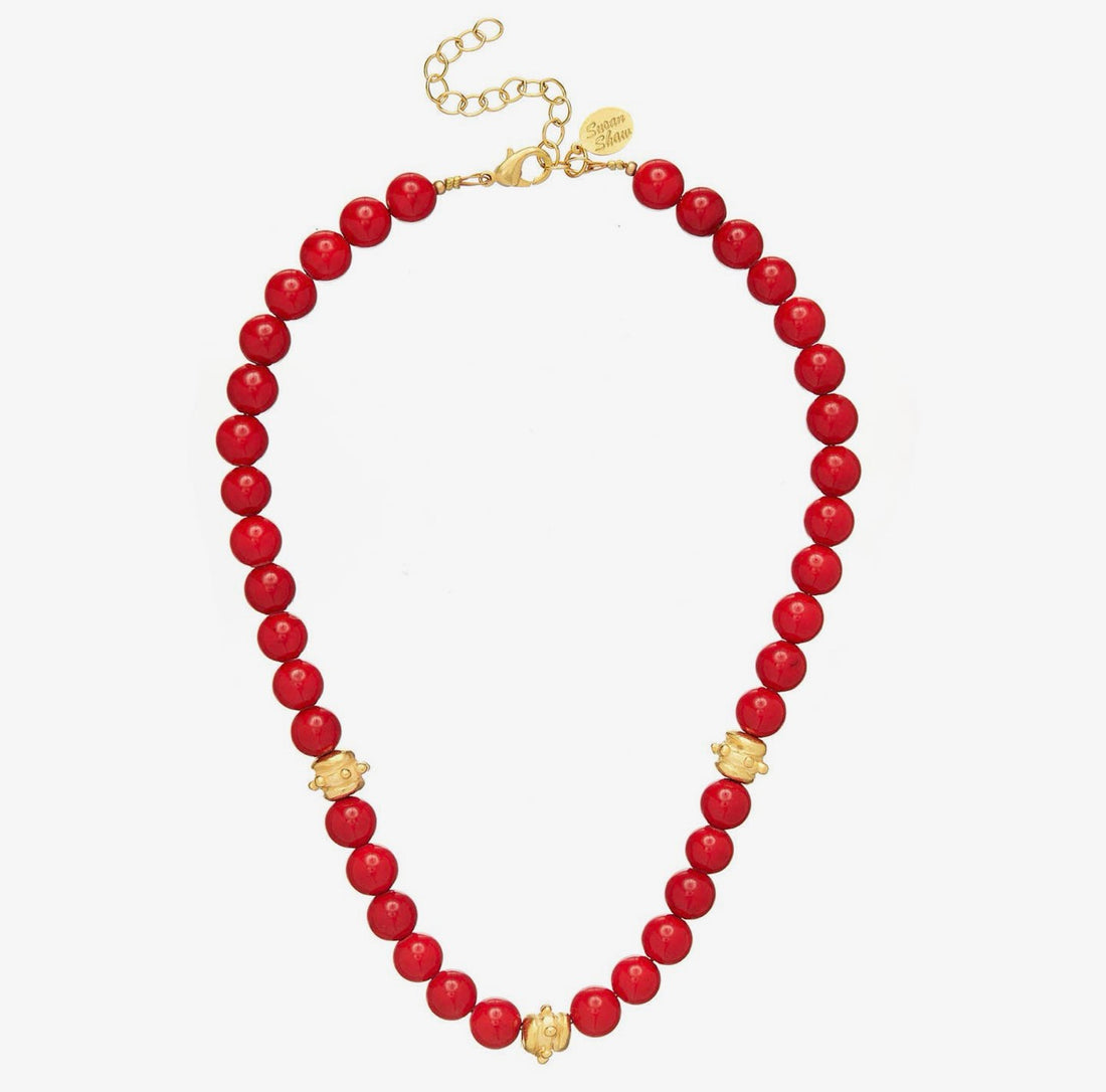 Susan Shaw | Bailey Necklace-Red