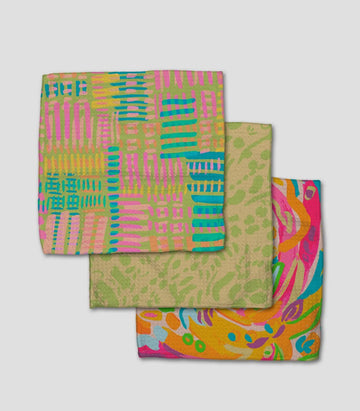 Geometry Dishcloth Set-Positive Vibes