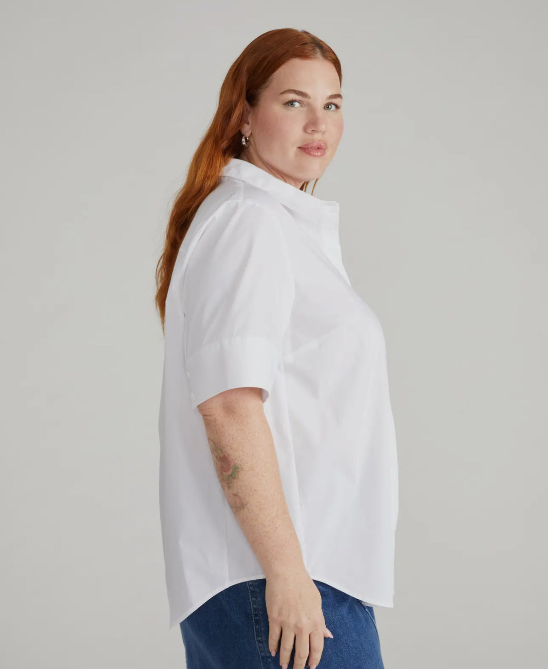 Elbe Stretch Poplin Short Sleeve Shirt