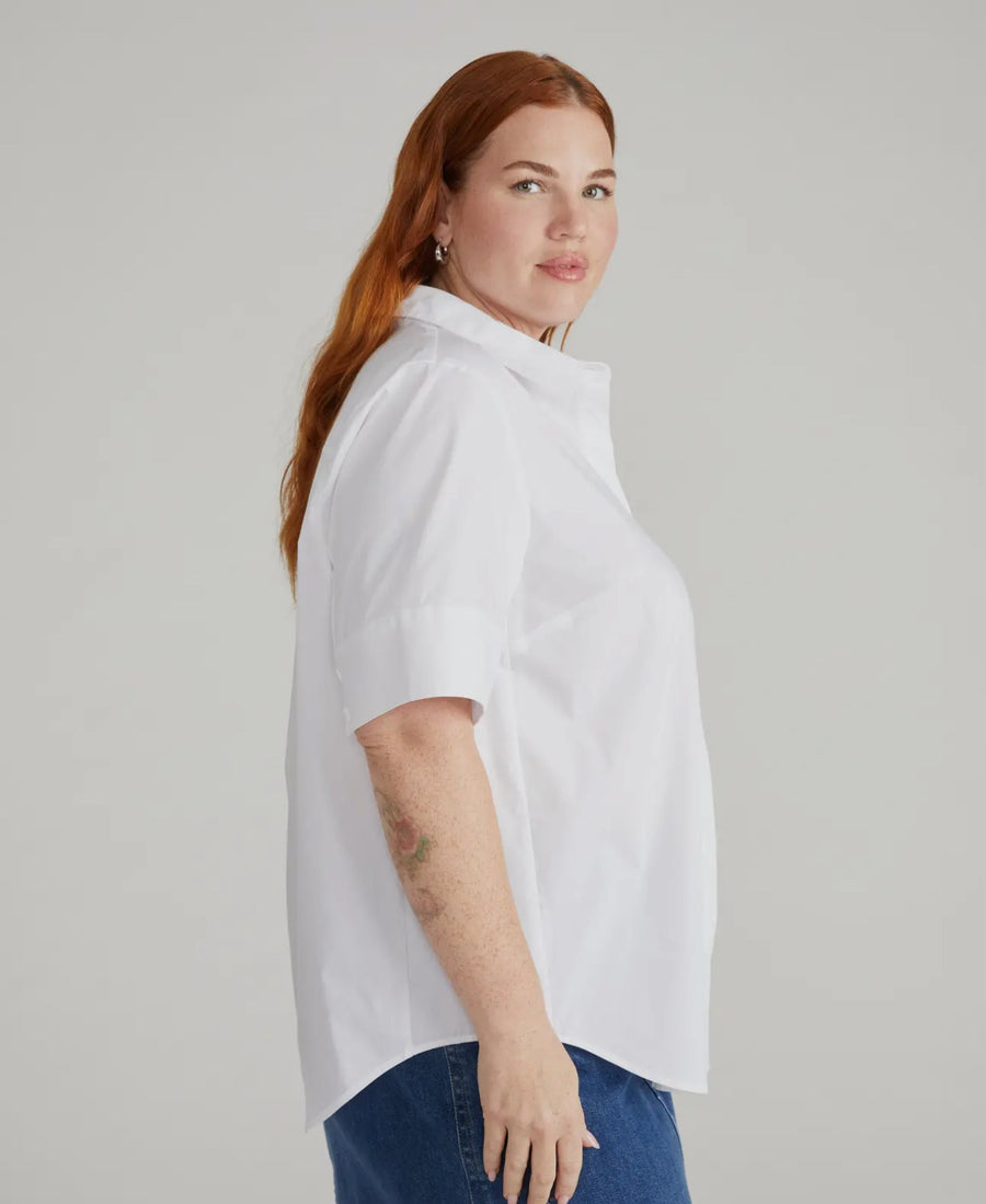 Elbe Stretch Poplin Short Sleeve Shirt