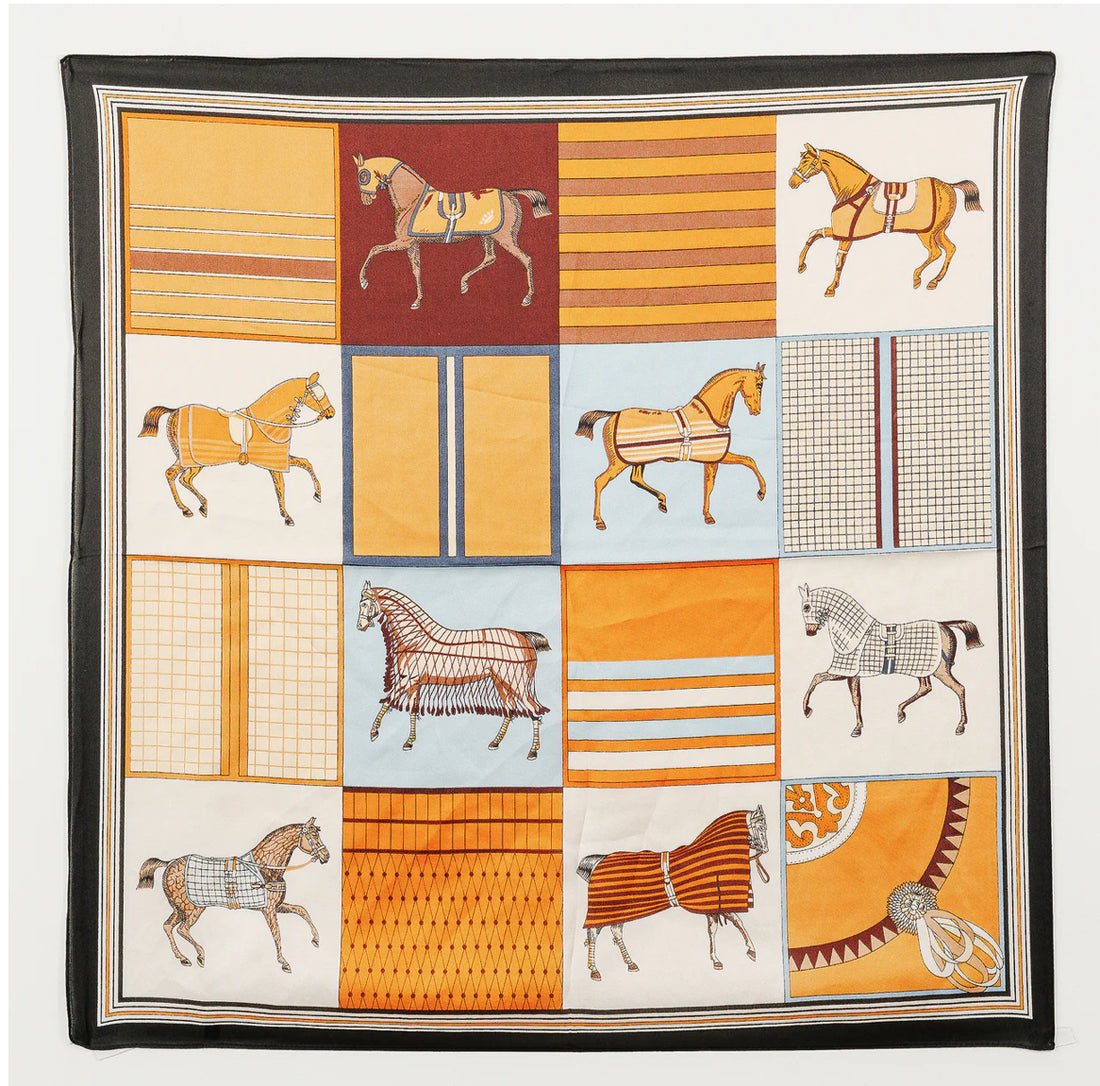 Equestrian Print Scarf
