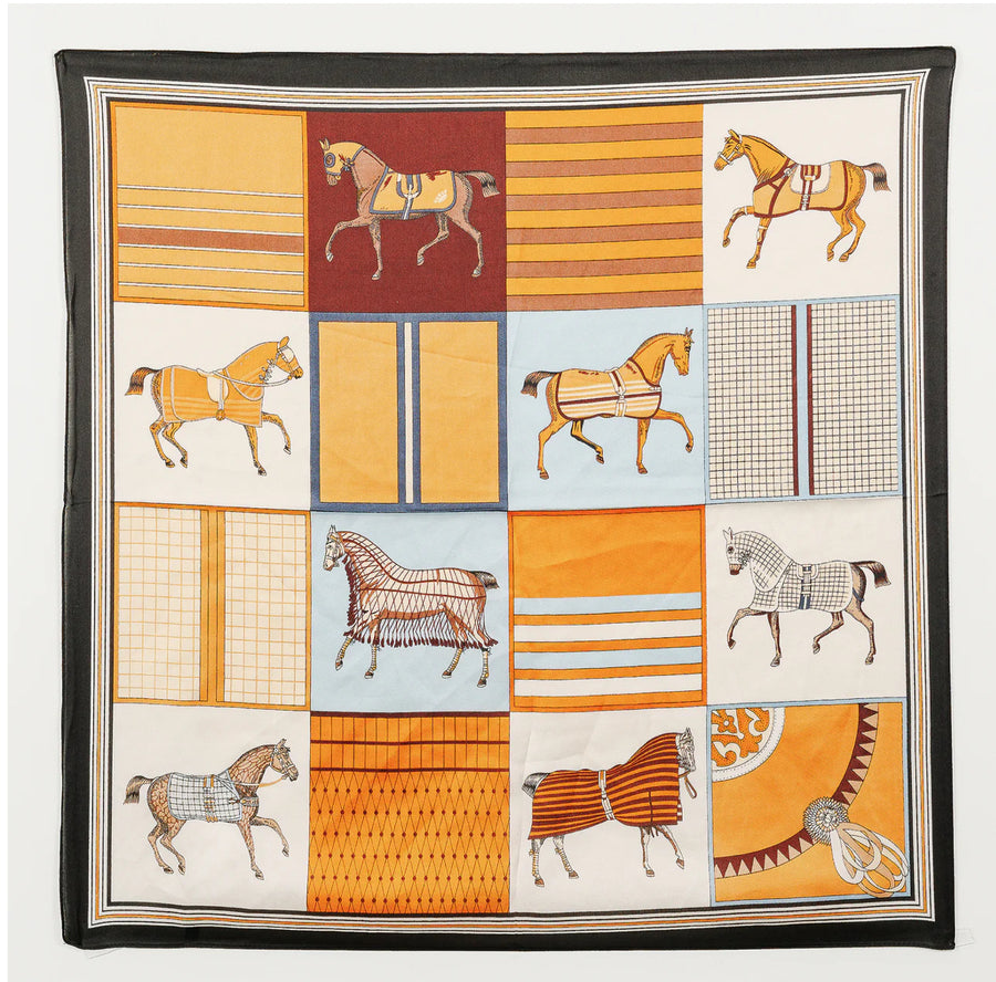 Equestrian Print Scarf