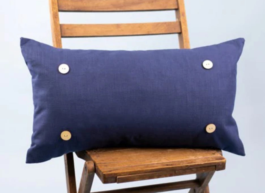 Lumbar Button Pillow