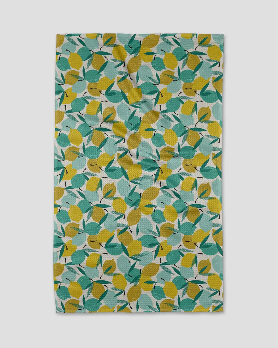 Geometry Tea Towel-Lemonade