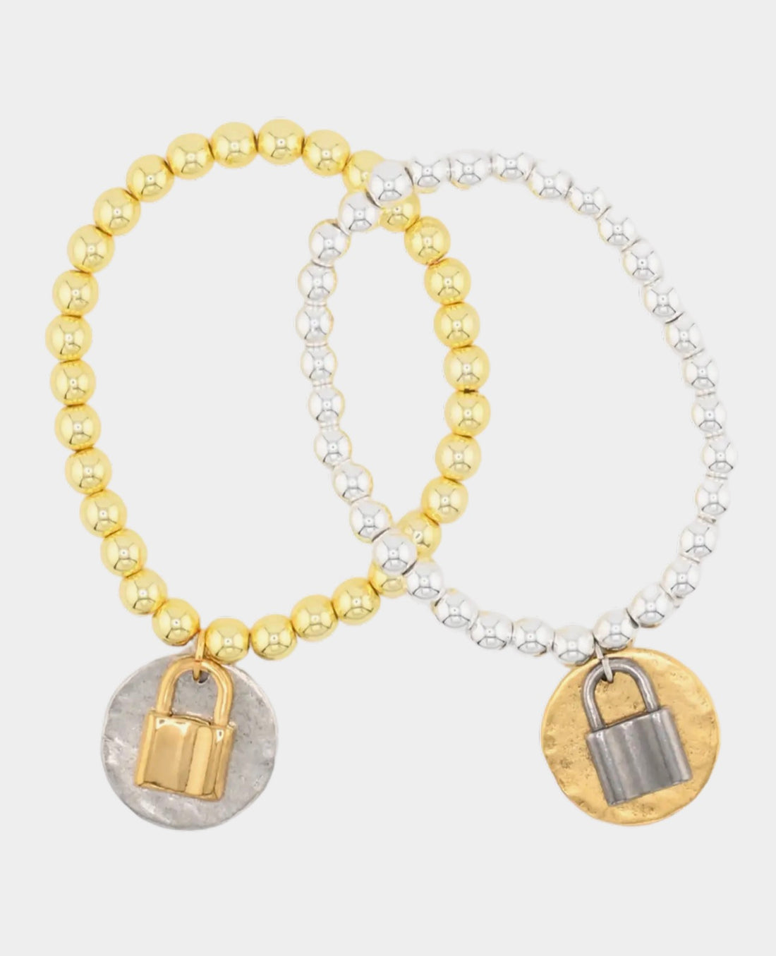 Julio Designs | Disc Charm Bracelet-Lock