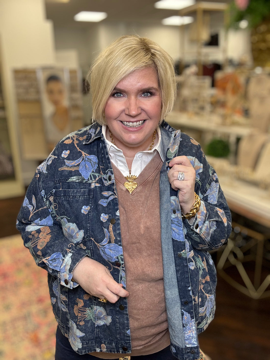 Taylor Curvy Denim Jacket