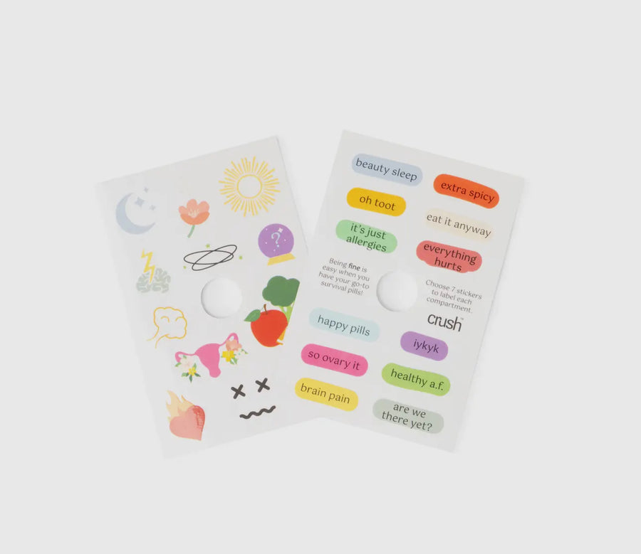 Crush Everything’s Fine Pill & Vitamin Case