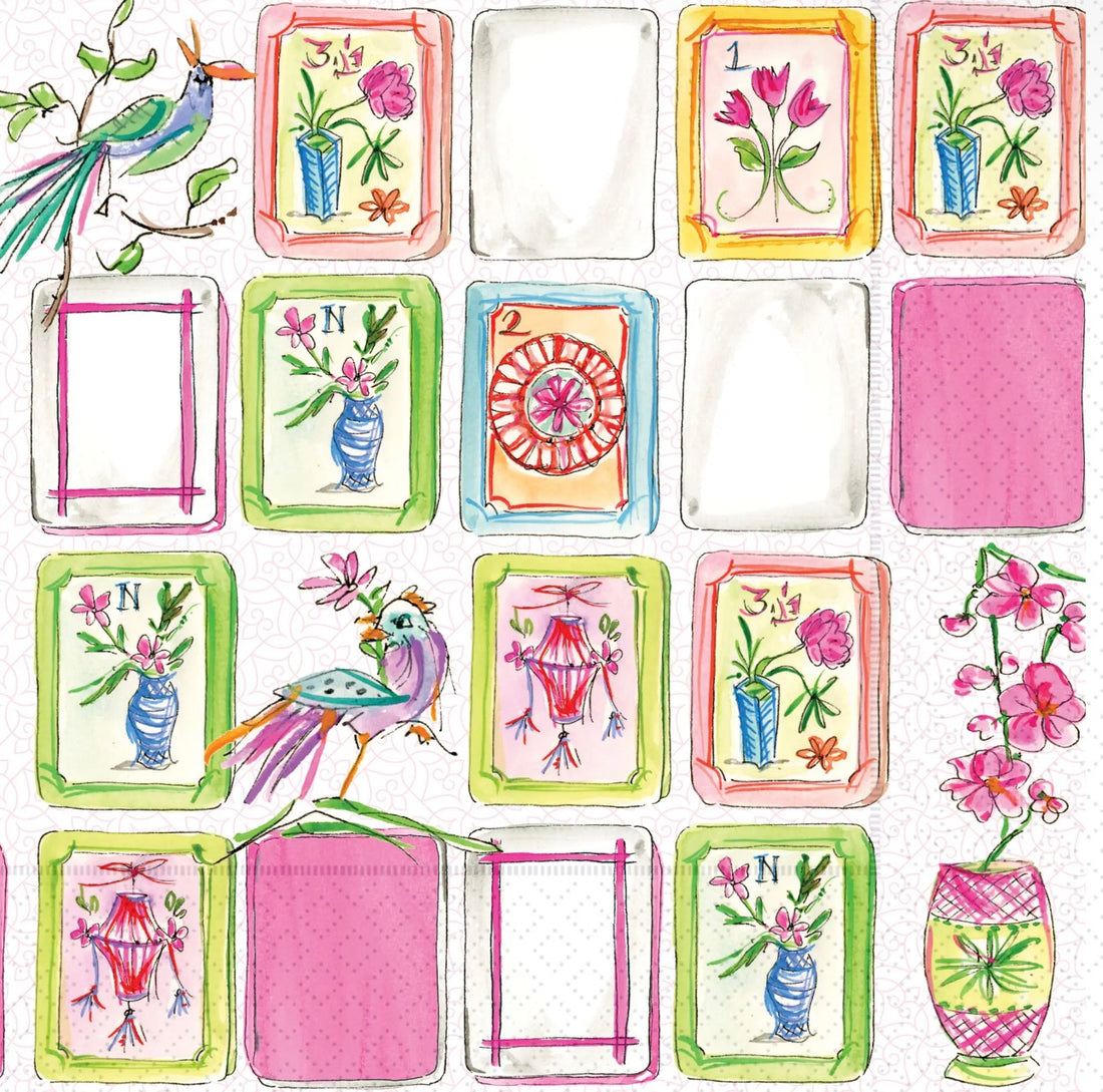 Mahjong Cocktail Napkins