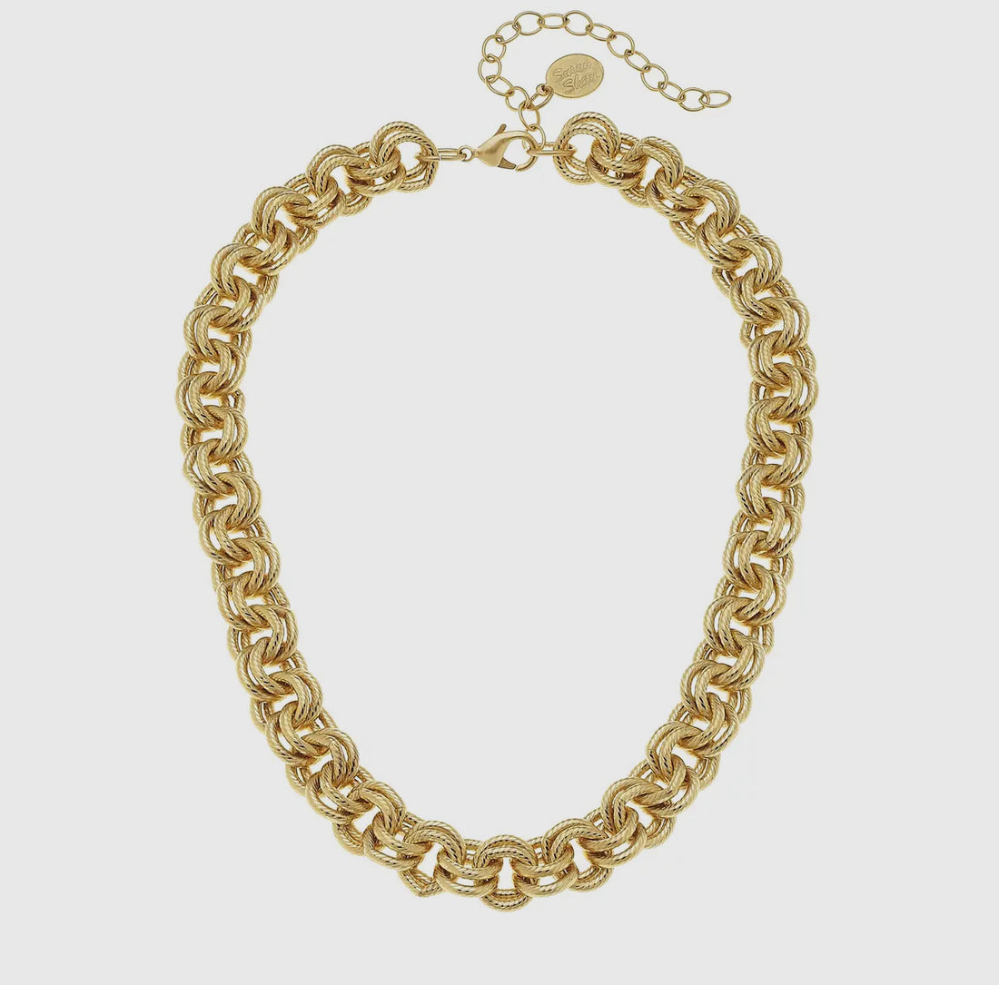 Susan Shaw Gold Chain Necklace