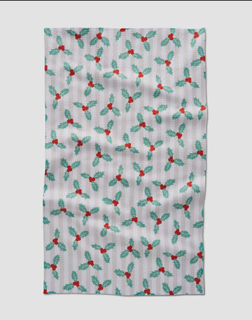 Geometry Mistle Stripe Tea Towel