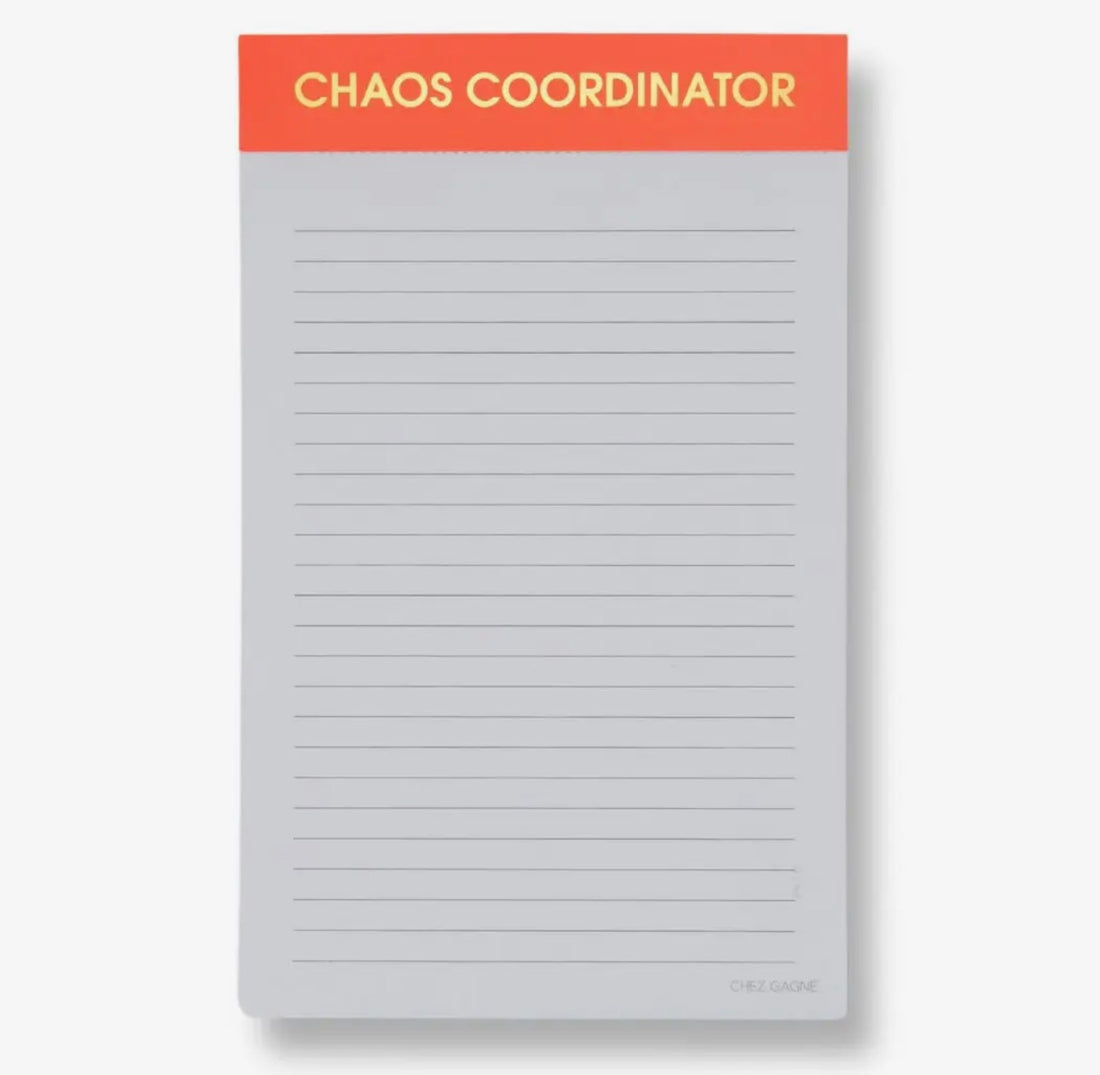 Lined Notepad-Chaos Coordinator