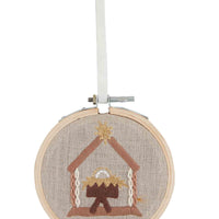 Mud Pie Embroidered Ornaments