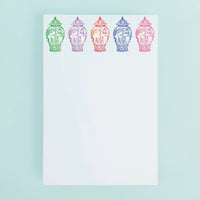 Colorful Ginger Jars Notepad