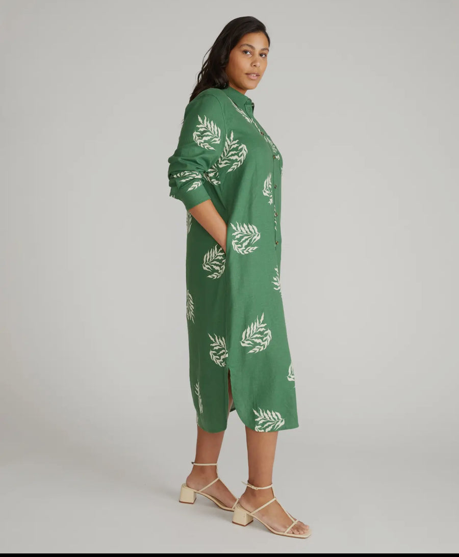 Odeon Linen Shirt Dress