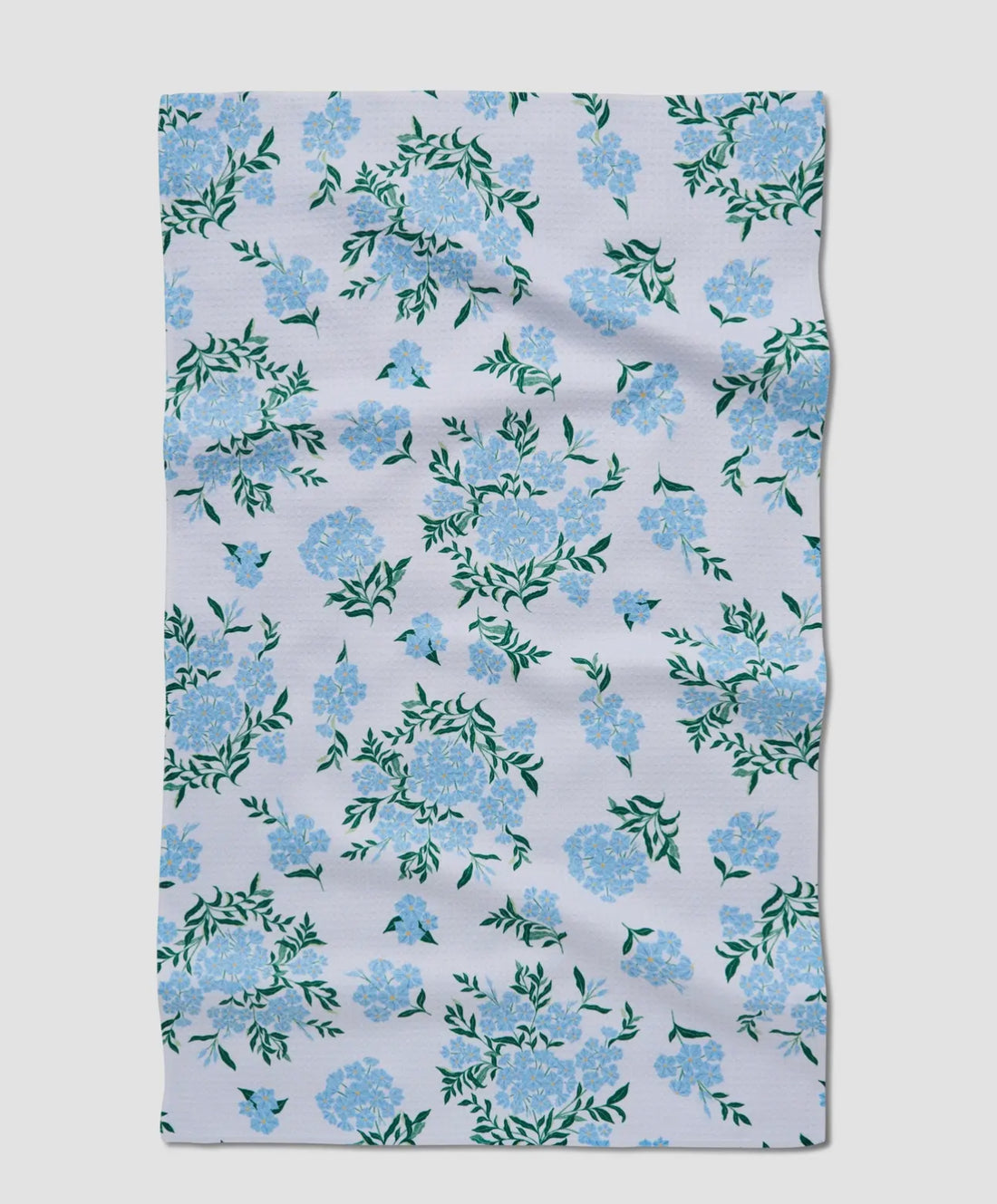Geometry Tea Towel-Plumbago