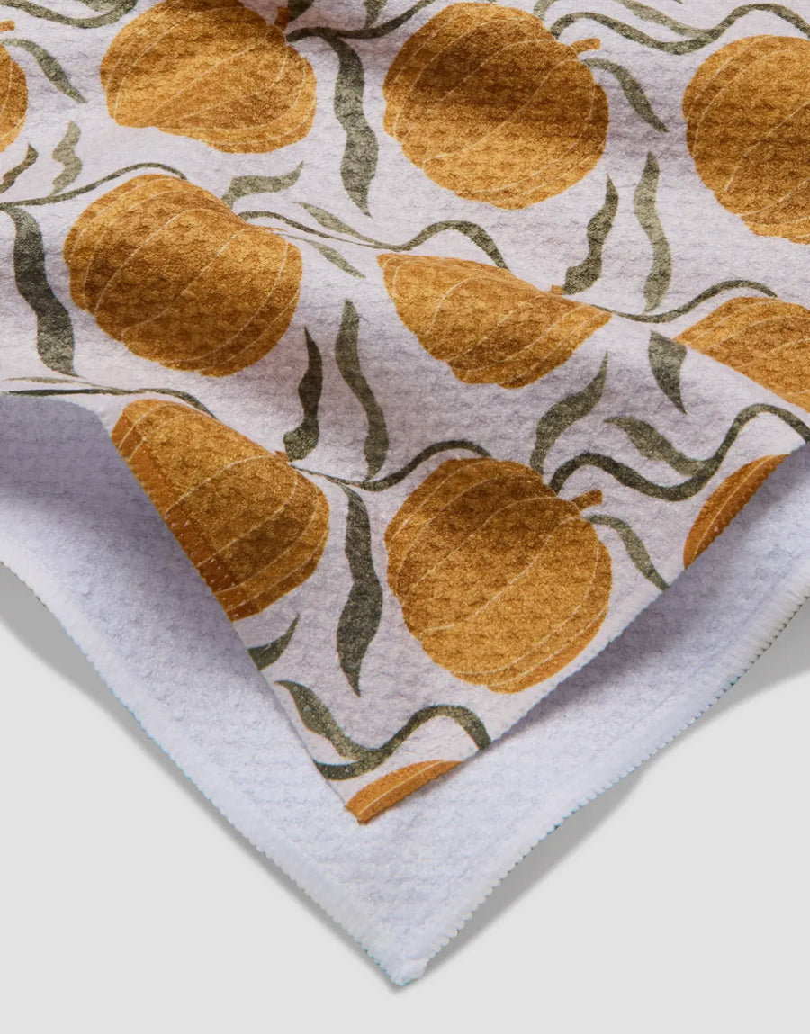 Geometry Hearth and Vine Tea Towel