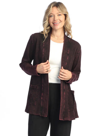 Jess & Jane Turning The Corner Cardi-Wine